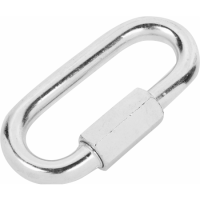 Карабин винтовой удлиненный для соединения цепей 3.5х40 АРТ 8838 нержавеющая сталь А4